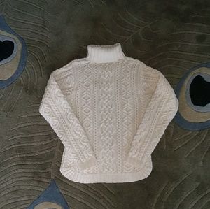 VINTAGE Ralph Lauren ⚡Hand Knit turtle neck wool sweater